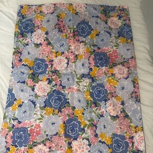 kate spade Blue and Pink Floral Pillowcase